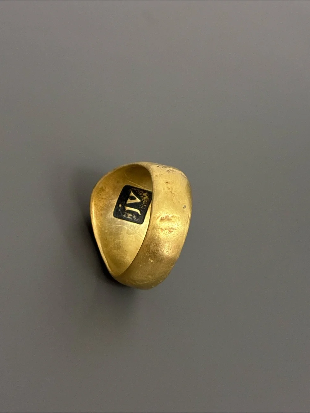 $398 Brand New John Varvatos Artisan Brass Skull Ring Size 11